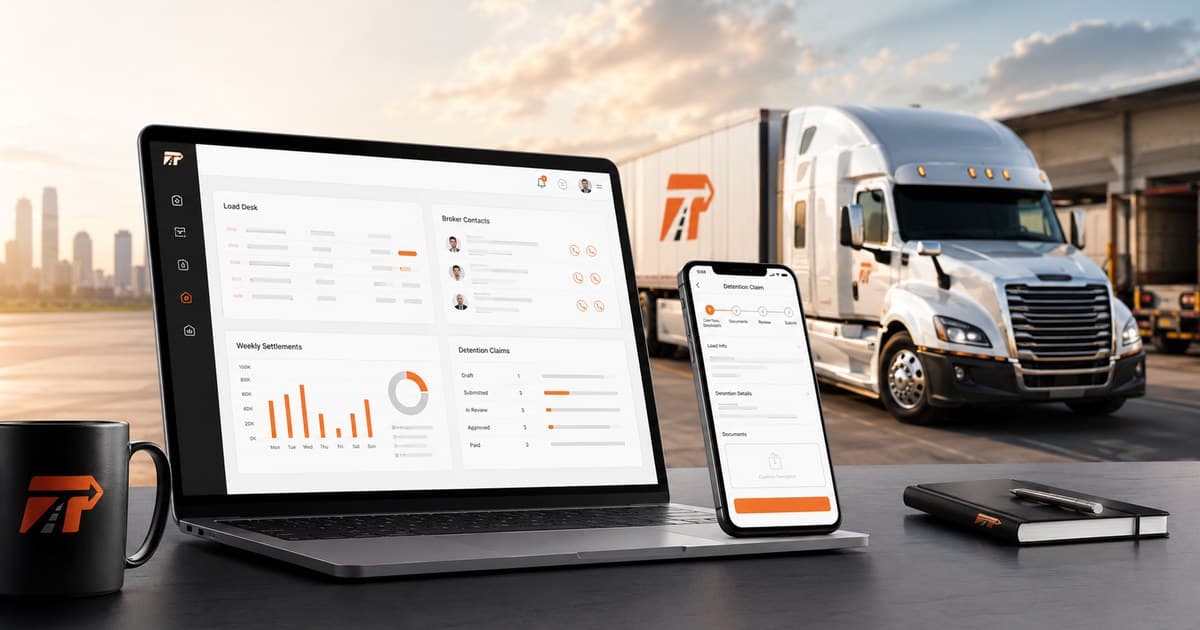 TruckStart Dispatch Desk dashboard preview